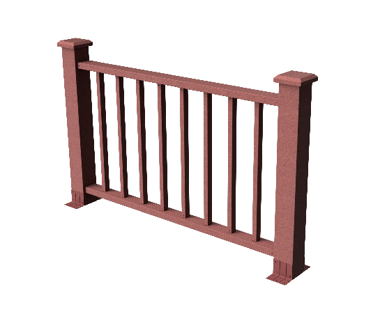 Ограждения декоративное ДПК GRINDERDECO Альма 1500 со скрытым крепежом мербау купить в Шилке