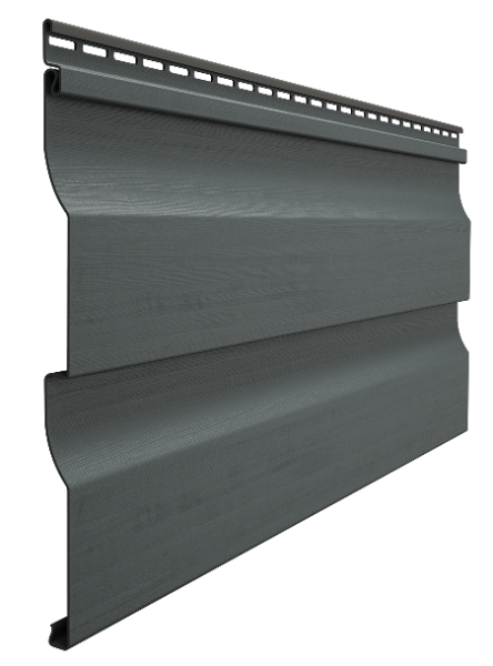 Виниловый сайдинг docke (дёке) - профиль D4,5D, графит купить в Шилке