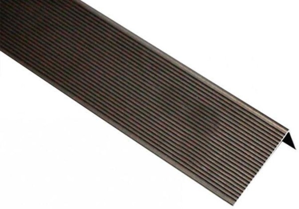 Угол завершающий алюминиевый KRONEX 51,5x30x3000 мм. коньяк купить в Шилке