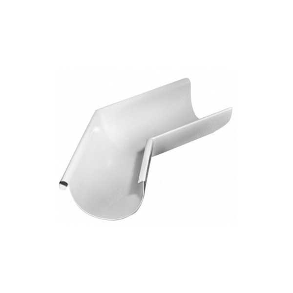 Водосток Grand Line 125x90 – Угол наружный 135° RAL 9003 купить в Шилке