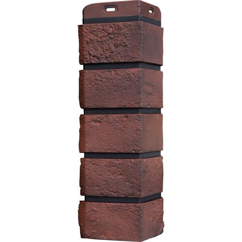 Угол Grand Line состаренный кирпич Элит кофе (жжёный), ШОВ черный купить в Шилке