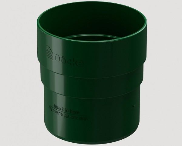 Муфта соединительная ПВХ Docke STANDART зеленый купить в Шилке