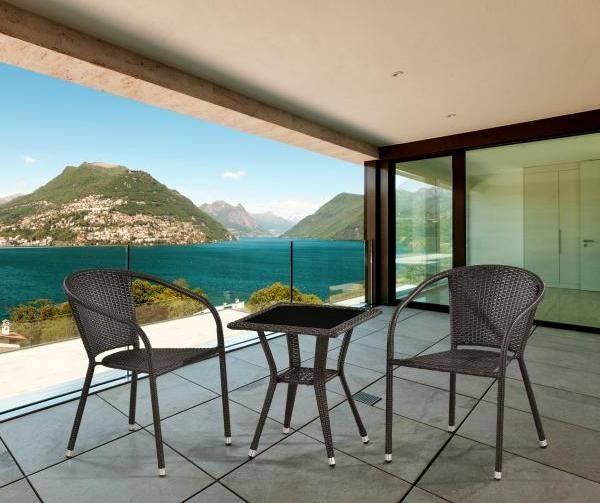 Комплект плетеной мебели AFINA из иск. ротанга T25A/Y137C-W53 Brown 2Pcs купить в Шилке