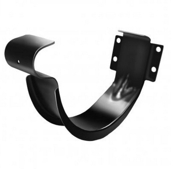 Водосток Grand Line 125x90 – Держатель желоба RAL 9005 купить в Шилке