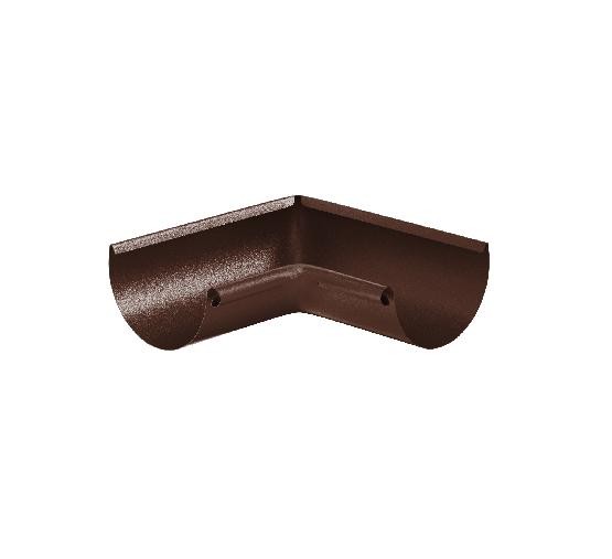 Водосток Aquasistem, Система 125x90 - Угол желоба, внутренний 90° RAL 8017 Коричневый matt купить в Шилке