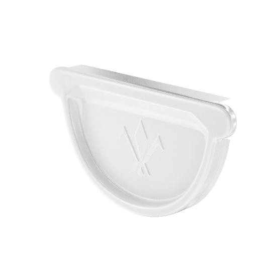 Водосток Aquasistem, система 125x90 - Заглушка универсальная с резиновым уплотнителем RR 20 Белый купить в Шилке