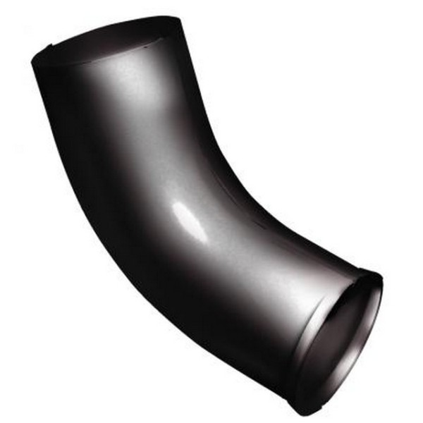 Водосток Grand Line 125x90 – Колено сливное RAL 9005 купить в Шилке