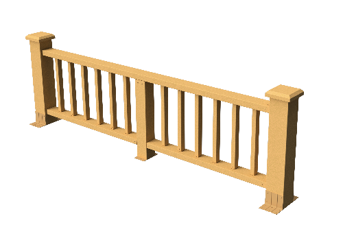 Ограждения декоративное ДПК GRINDERDECO Троя песчаник купить в Шилке