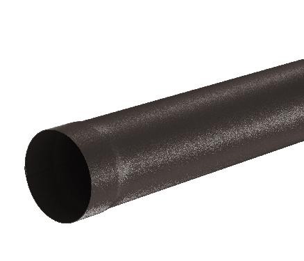 Водосток Aquasistem, Система 125x90 - Труба водосточная 3.00м RR 32 Тёмно-коричневый matt купить в Шилке