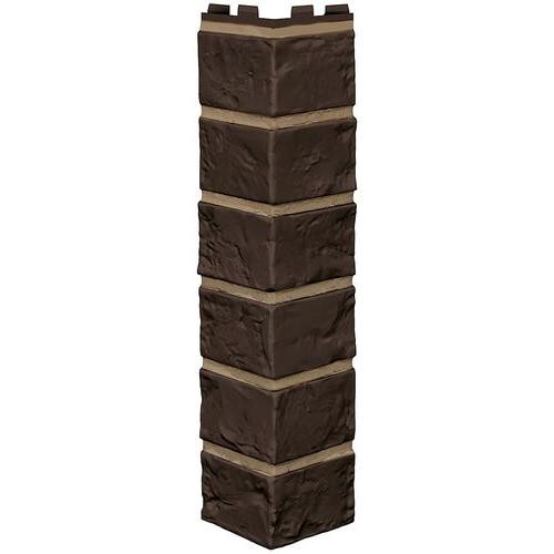 Угол наружный ТЕХНОНИКОЛЬ Оптима Кирпич Тёмно-коричневый купить в Шилке