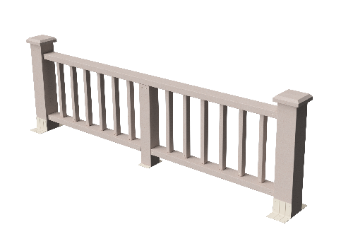 Ограждения декоративное ДПК GRINDERDECO Троя выбеленный дуб купить в Шилке