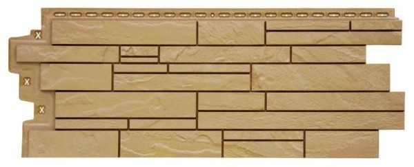 Фасадная панель Grand Line Скала Стандарт песочная купить в Шилке