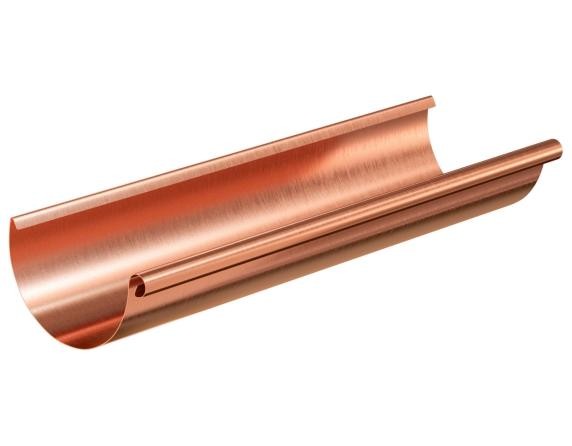 Водосток Aquasistem, система 150/100 - Желоб водосточный медный 3 метра купить в Шилке