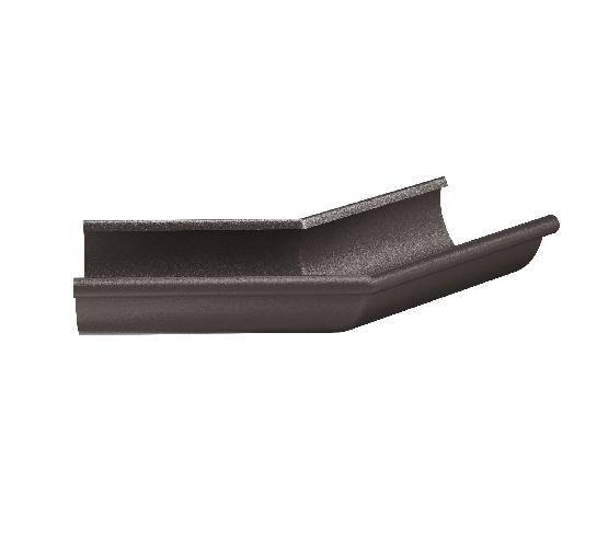 Водосток Aquasistem, Система 125x90 - Угол желоба, наружный 135° RR 32 Тёмно-коричневый matt купить в Шилке