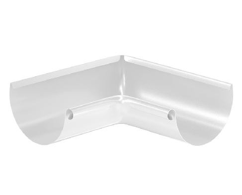 Водосток Aquasistem, система 125x90 - Угол желоба, внутренний 90° RR 20 Белый купить в Шилке