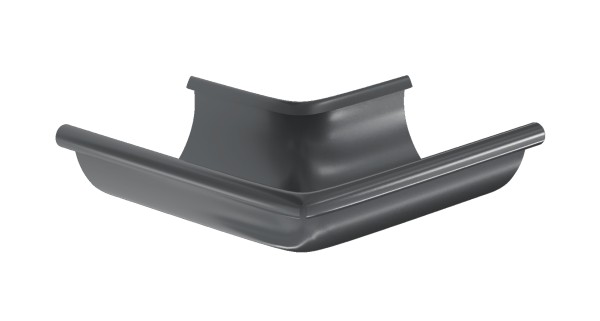 Водосток Aquasistem, система 150x100 - Угол желоба, наружный 90° RR 23 Маренго купить в Шилке