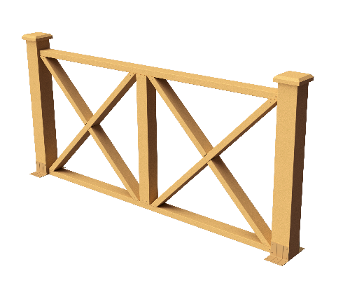 Ограждения декоративное ДПК GRINDERDECO Тауэр песчаник купить в Шилке