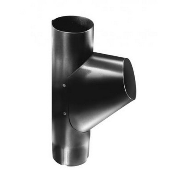 Водосток Grand Line 125x90 – Тройник RAL 9005 купить в Шилке