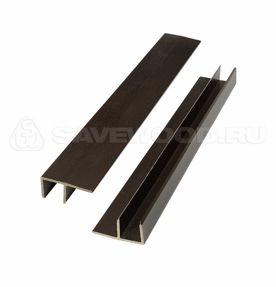 F-профиль ДПК Savewood – Тёмно-коричневый купить в Шилке