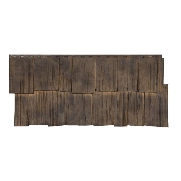 Фасадная панель T-Сайдинг- Щепа Дуб ЭКО-2 Орех купить в Шилке