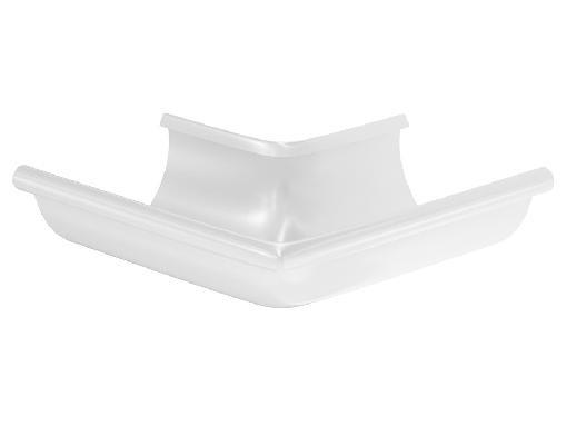 Водосток Aquasistem, система 150/100 - Угол желоба, наружный 90° RAL 9003 Белый купить в Шилке