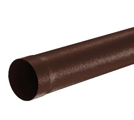Водосток Aquasistem, Система 150/100 - Труба водосточная 1.00м RAL 8017 Коричневый matt купить в Шилке