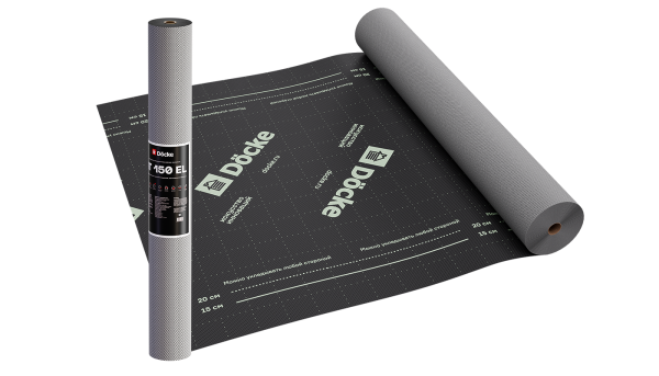 Супердиффузионная мембрана Docke, АT 150 EL трёхслойная, (универсальная с клеевой полосой) купить в Шилке