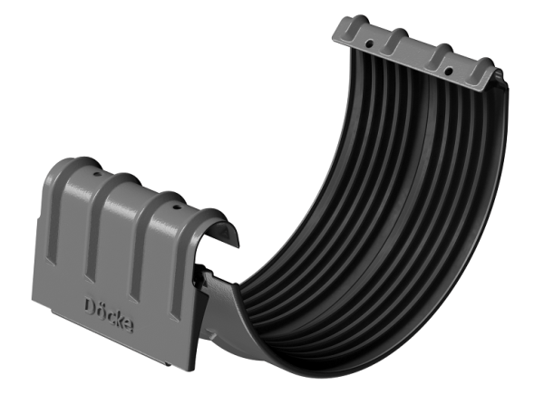 Соединитель желобов D125 Döcke STAL PREMIUM Графит, (RAL 7024) купить в Шилке