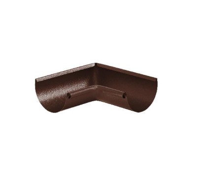 Водосток Aquasistem, Система 150/100 - Угол желоба, внутренний 90° RAL 8017 Коричневый matt