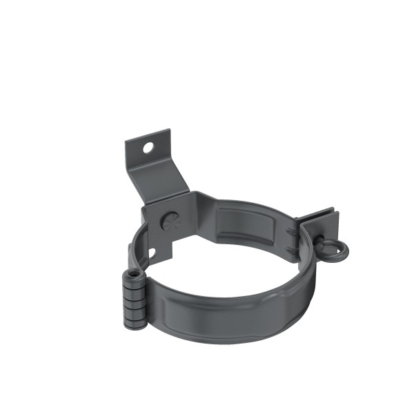 Водосток Aquasistem, система 125x90 - Декоративный хомут трубы под дерево с комплектом крепления RR 23 Маренго купить в Шилке