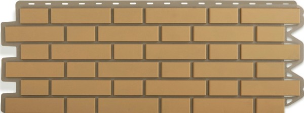 Фасадная панель Альта-Профиль, Кирпич Клинкерный, Бежевый купить в Шилке
