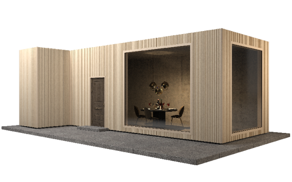 Фасадная панель GRINDERDECO, ДПК,двухсторонняя Выбеленный дуб купить в Шилке