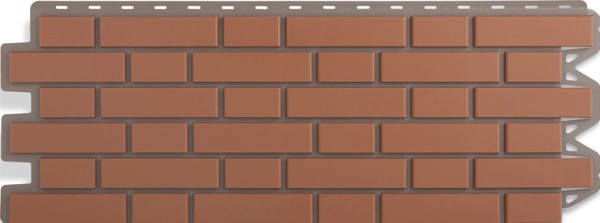 Фасадная панель Альта-Профиль, Кирпич Клинкерный, Красный купить в Шилке