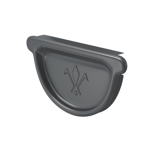 Водосток Aquasistem, система 125x90 - Заглушка универсальная с резиновым уплотнителем RR 23 Маренго купить в Шилке