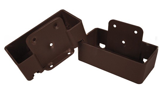 Крепление перил прямое из алюминия GardenParkett Венге купить в Шилке