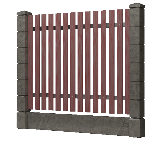 Заборная доска GRINDERDECO, ДПК, шлифованная Мербау купить в Шилке