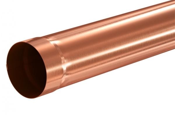 Водосток Aquasistem, система 125x90 - Соединительная труба 1 метр медная купить в Шилке