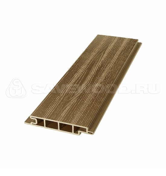 Террасная доска из ДПК SW Padus радиальный распил «SaveWood» тик купить в Шилке