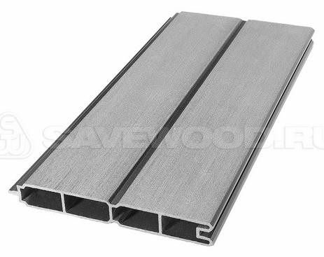 Заборный профиль из ДПК Savewood SW Agger матовый пепельный купить в Шилке