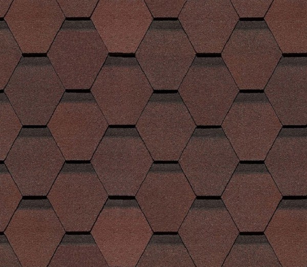 Гибкая черепица Docke, коллекция Кёльн – Зрелый каштан купить в Шилке