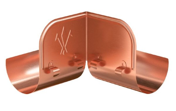 Водосток Aquasistem, система 150/100 - Ограничитель перелива угловой медный купить в Шилке